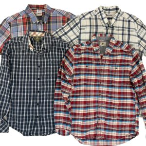 Lot 15 - Men's Designer Branded Wholesale Mixed Shirts Barbour and Timberland