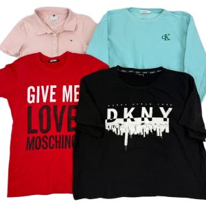 Lot 17 - Women's Designer Branded Mixed Tops Tommy Hilfiger Calvin Klein Moschino DKNY