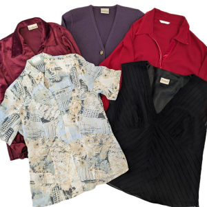 Lot 10 - Women's Designer Vintage Shirts Blouses and Tops, Roman, Bon Marche, St Michael, Marcona, Eastex