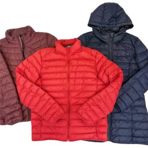 Lot 3 - Womens Branded Puffer Jackets Uniqlo Harvey & Jones Only