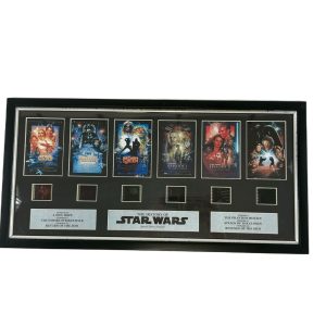 Lot 32 - Star Wars Memorabilia Signed Filmcells Plaque