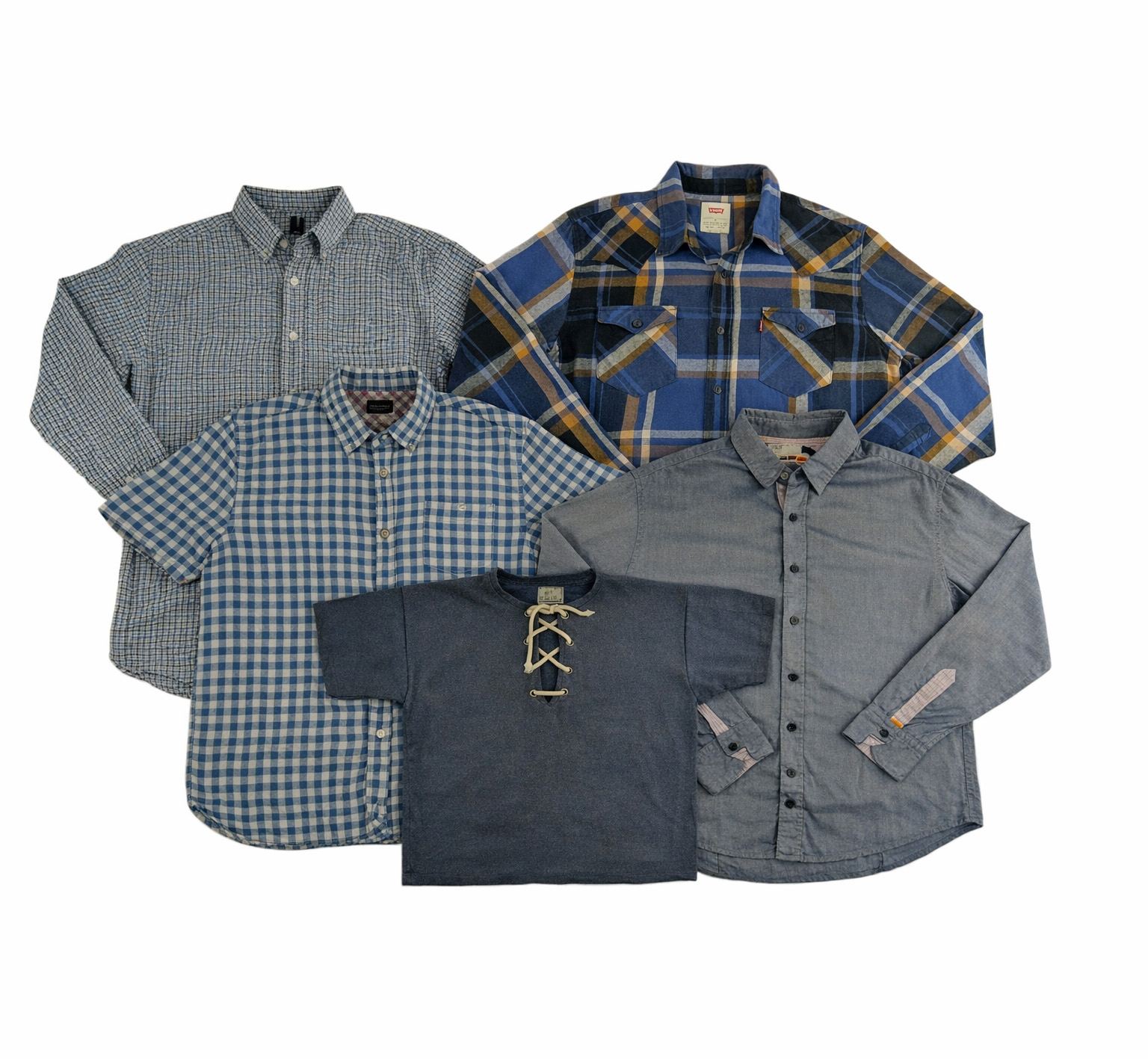 Lot 10 - Men’s Designer Shirt Bundle – Levis, Hugo Boss, Paul Smith, Gianni Vialli Reseller Lot