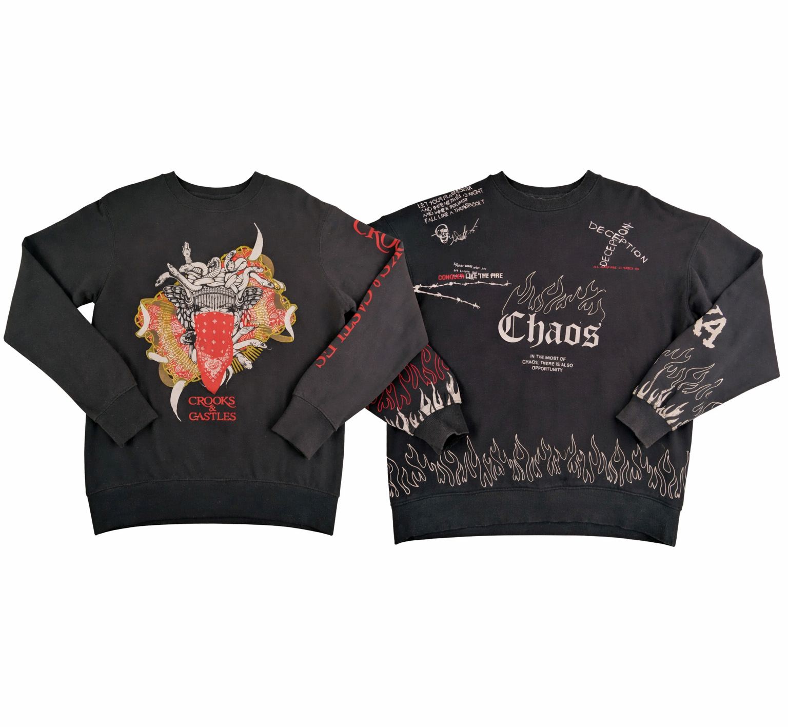 Lot 16 - Branded Sweatshirt Duo – Crooks & Castles, JK Attire Reseller Lot