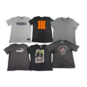 Lot 18 - Men’s Branded Graphic T-Shirt Bundle – Puma, Hoodrich, Call of Duty, Slazenger Reseller Lot