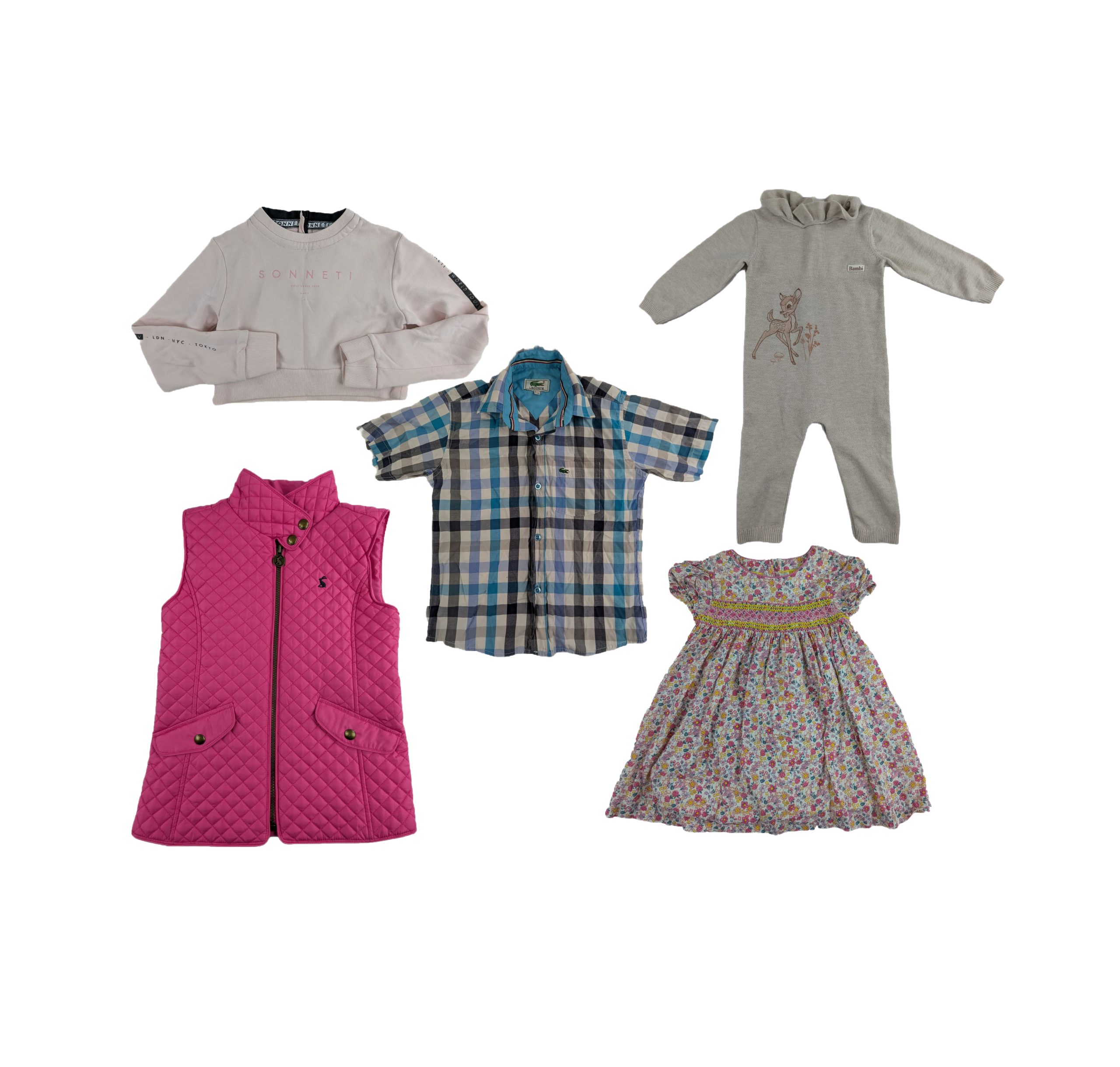 Lot 19 - Kids Branded Clothing Bundle – Joules, Mini Boden, Lacoste, Disney Reseller Lot