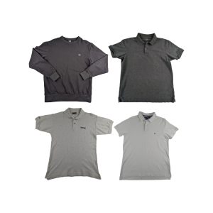Lot 22 - Men’s Branded Polo & Sweatshirt Bundle – Tommy Hilfiger, Police, Uniqlo Reseller Lot