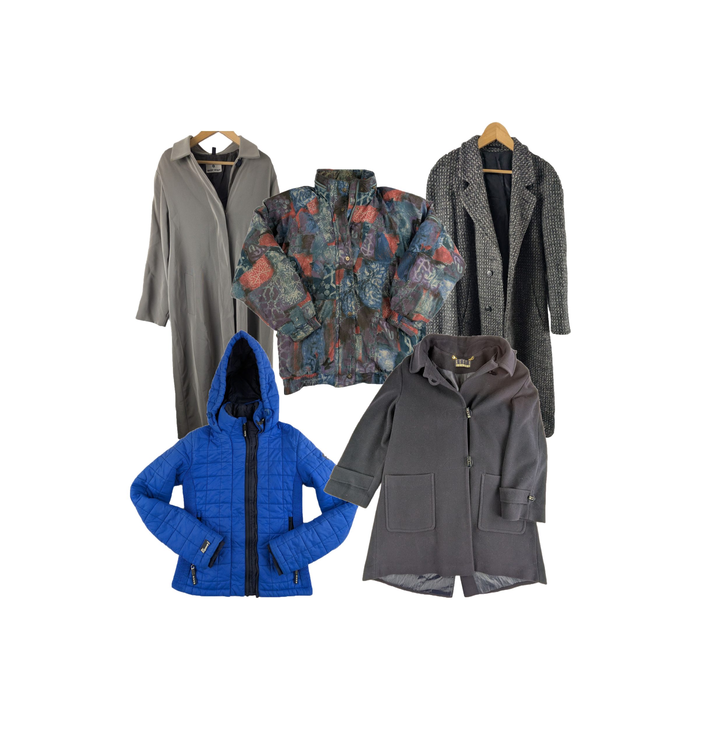 Lot 24 - Women’s & Unisex Designer Coat Bundle – Superdry, Cashmere Blend, Vintage & Branded Reseller Lot x5