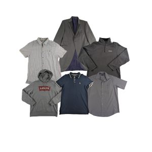 Lot 25 - Men’s Branded Clothing Bundle – Aquascutum, Levi’s, Jeff Banks, Regatta Reseller Job Lot x6
