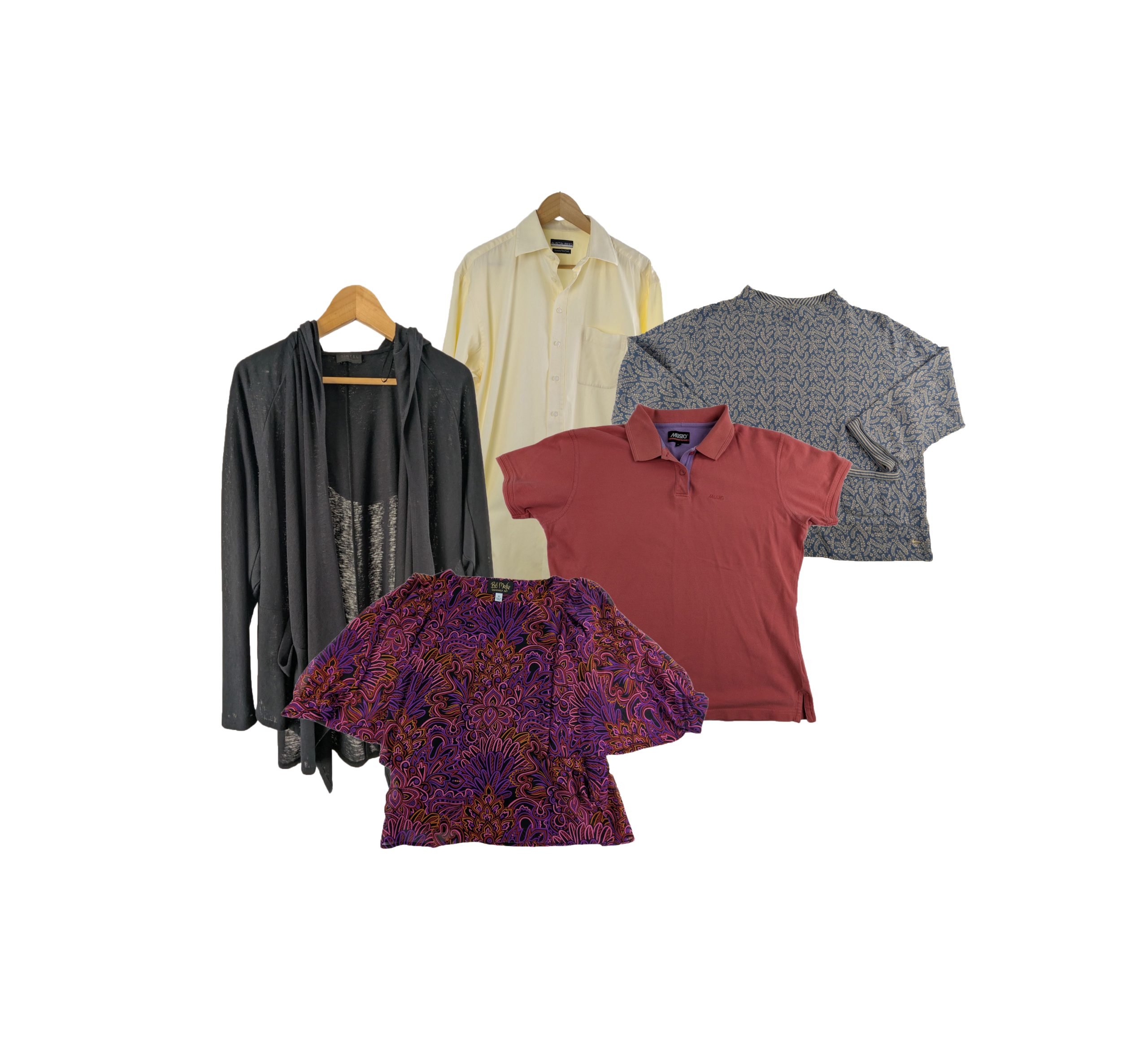 Lot 28 - Women’s Designer & Statement Top Bundle – Bob Mackie, Musto, Austin Reed, Q Neel Reseller Lot x5