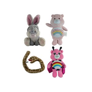 Lot 37 - Collectible Plush Toy Bundle – Care Bears, Disney Thumper & Busch Gardens Character Soft Toys Reseller Lot x4