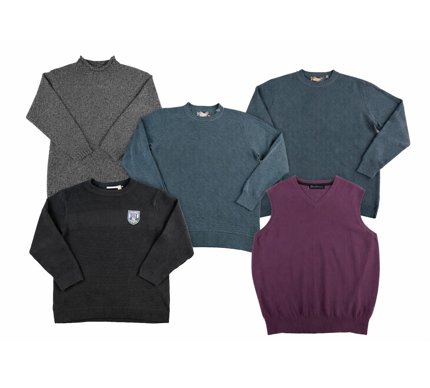 Lot 6 - Branded Men’s Jumper Bundle – Mantaray, Atlantic Bay, West Brom & James Pringle Reseller Job Lot