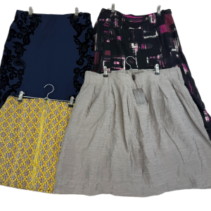 Lot 3 - Women’s Branded Skirt Bundle – M&S, M&S Portfolio, Topshop Mixed Styles Size 8–18 Reseller Lot x4