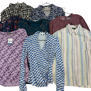 Lot 6 - Women’s Blouse & Dress Bundle – Seasalt, White Stuff, Phase Eight, Fat Face, M&S Mixed Sizes Reseller Lot x8