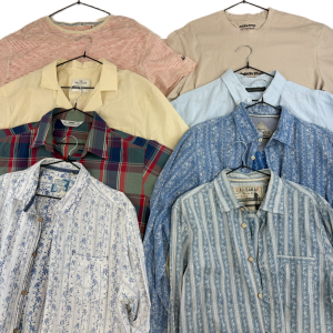 Lot 7 - Men’s Branded Shirts & T-Shirts Bundle – Jack & Jones, French Connection, Hollister, Mantaray Reseller Lot x8