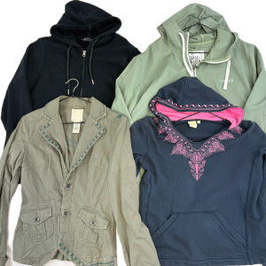 Lot 8 - Women’s Jackets & Hoodie Bundle – Diesel Jacket, Animal Coat & M&S Zip Hoodie Mixed Sizes Reseller Lot x4
