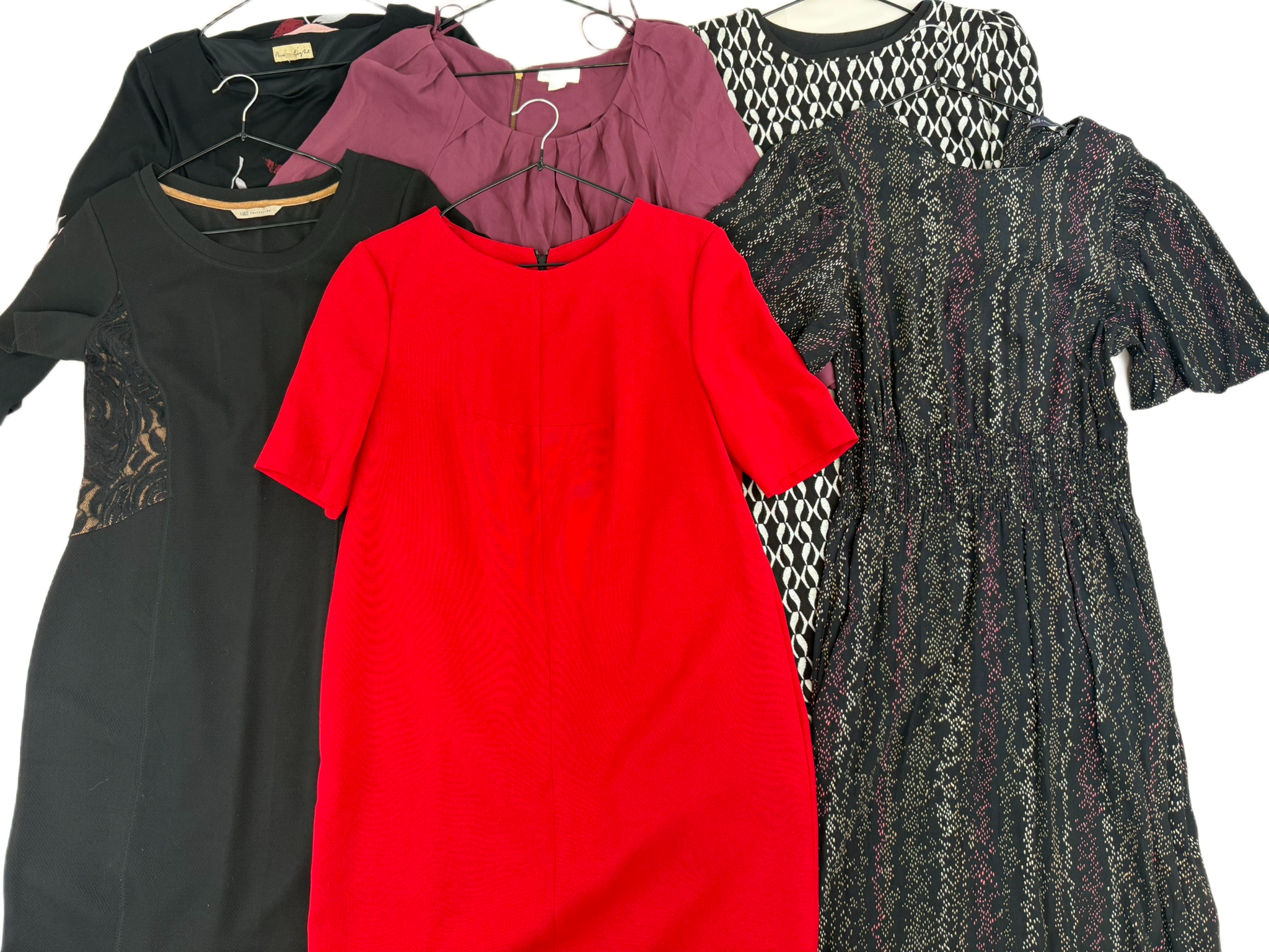 Lot 9 - Women’s Occasion & Day Dress Bundle – Phase Eight, Monsoon & M&S Collection Size 12 Reseller Lot x6
