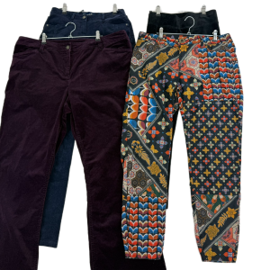 Lot 11 - Women’s Trousers & Corduroy Bundle – Desigual, Monsoon, M&S Collection Mixed Sizes Reseller Lot x4