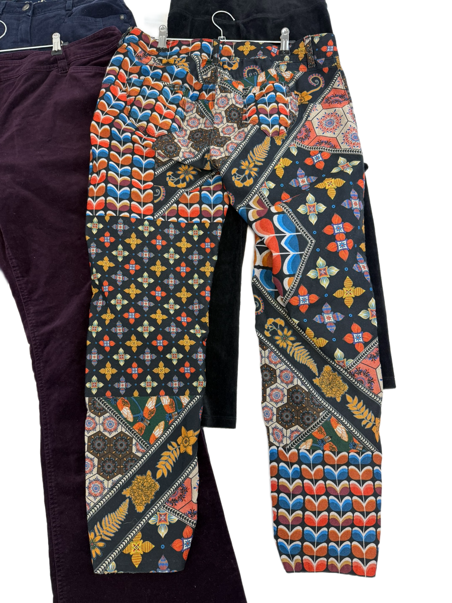Lot 11 - Women’s Trousers & Corduroy Bundle – Desigual, Monsoon, M&S Collection Mixed Sizes Reseller Lot x4 - Image 3