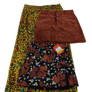 Lot 23 - Women’s Skirt Bundle – Zara Mini Skirts & Topshop Leopard Print Long Skirt Mixed Sizes Reseller Lot x3